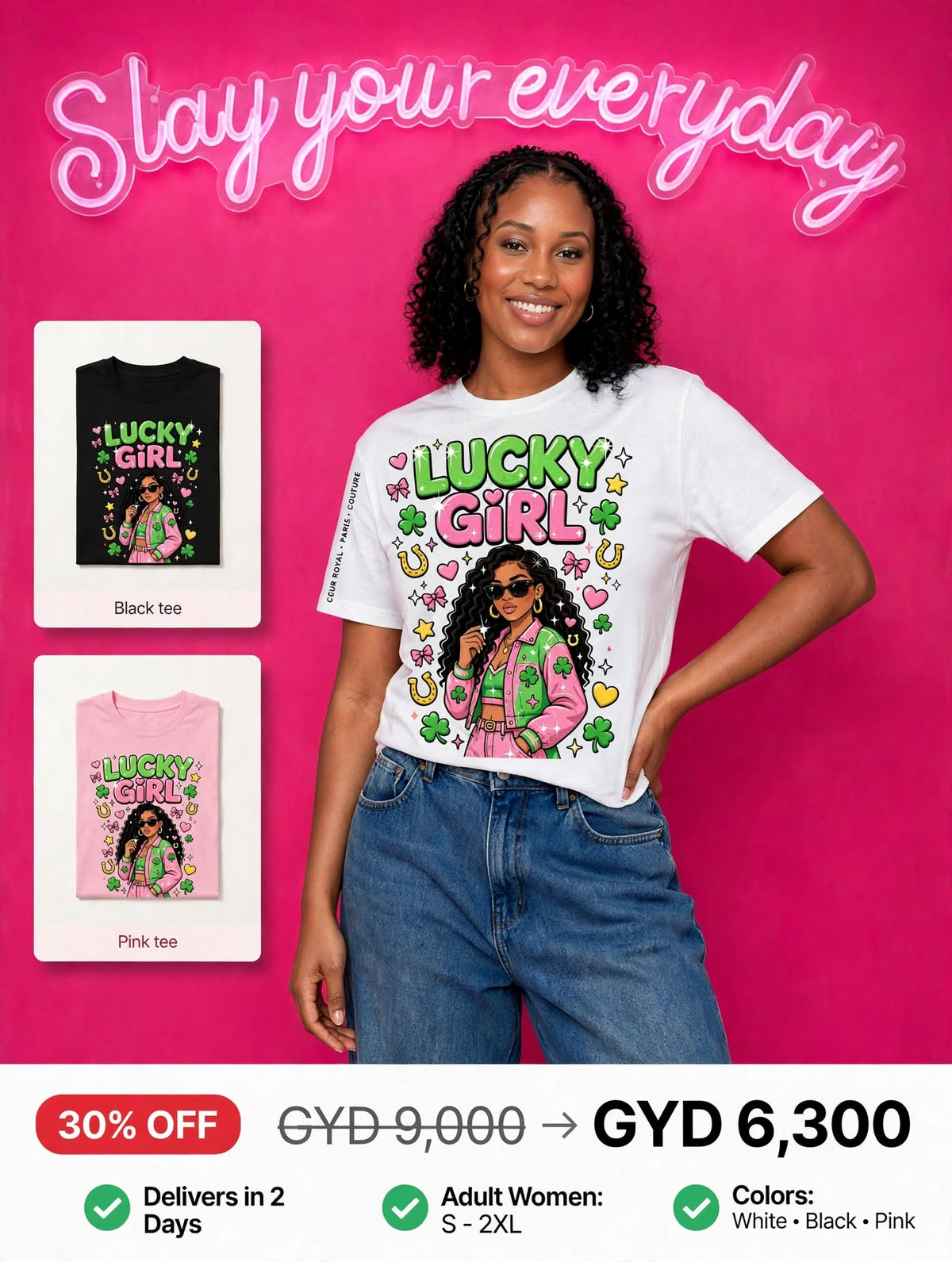Printed Street Style Graphic Tee