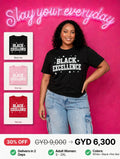 Printed Black Excellence Tee