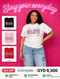 Printed Believe Tee