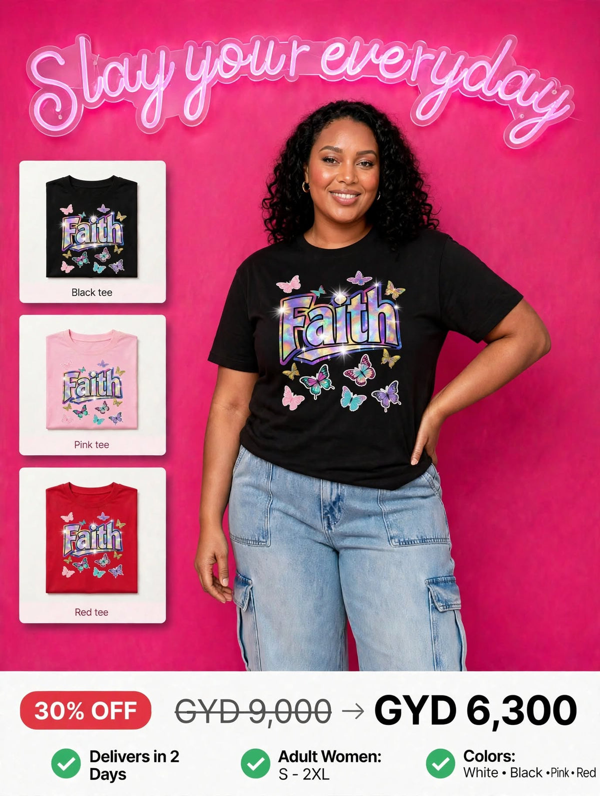 Printed Faith Tee (Copy)