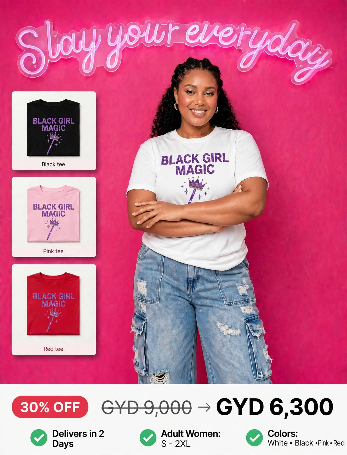 Printed Black Girl Magic