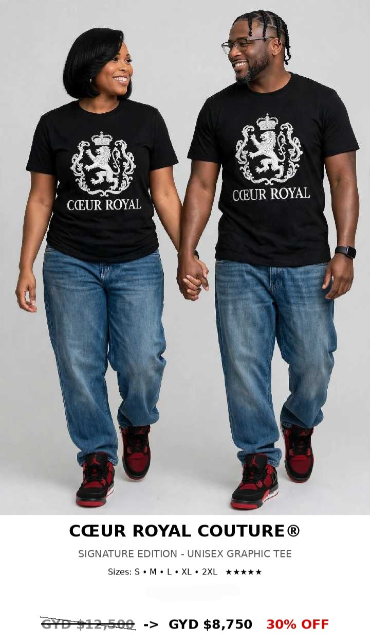 Coeur Royal Paris Couture Printed tee #SE1