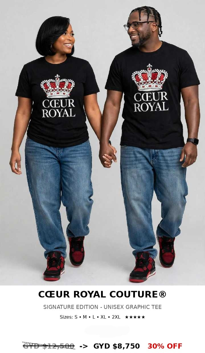 Coeur Royal Paris Couture Printed tee #SE8