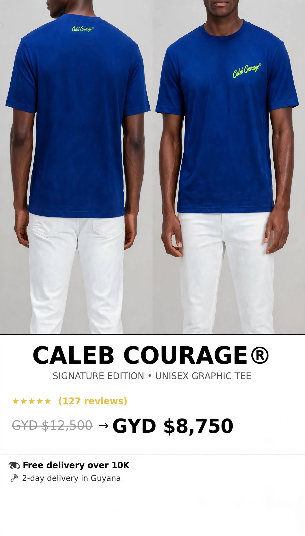 Caleb Courage Logo Tee
