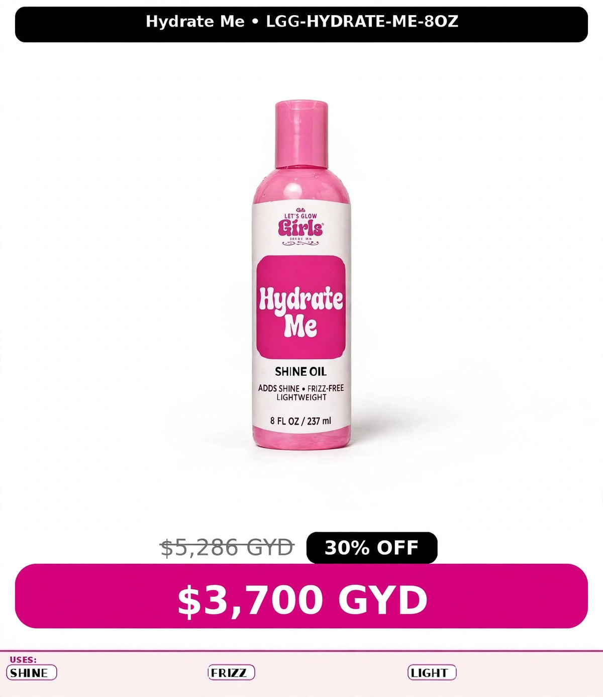 LGG Hydrate Me Hydrating Mist - 8oz