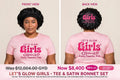 LGG Women's Printed Tee & Bonnet Set