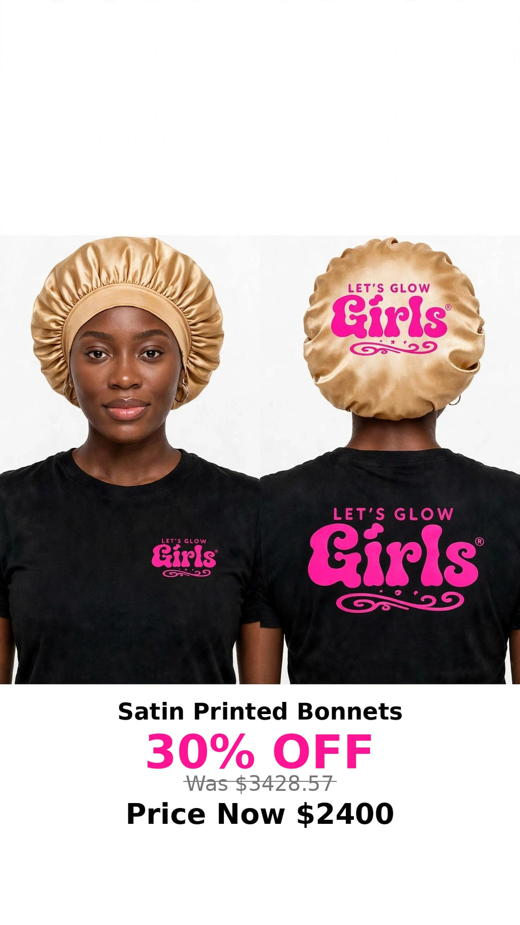 LGG Women's  Logo Printed Bonnets