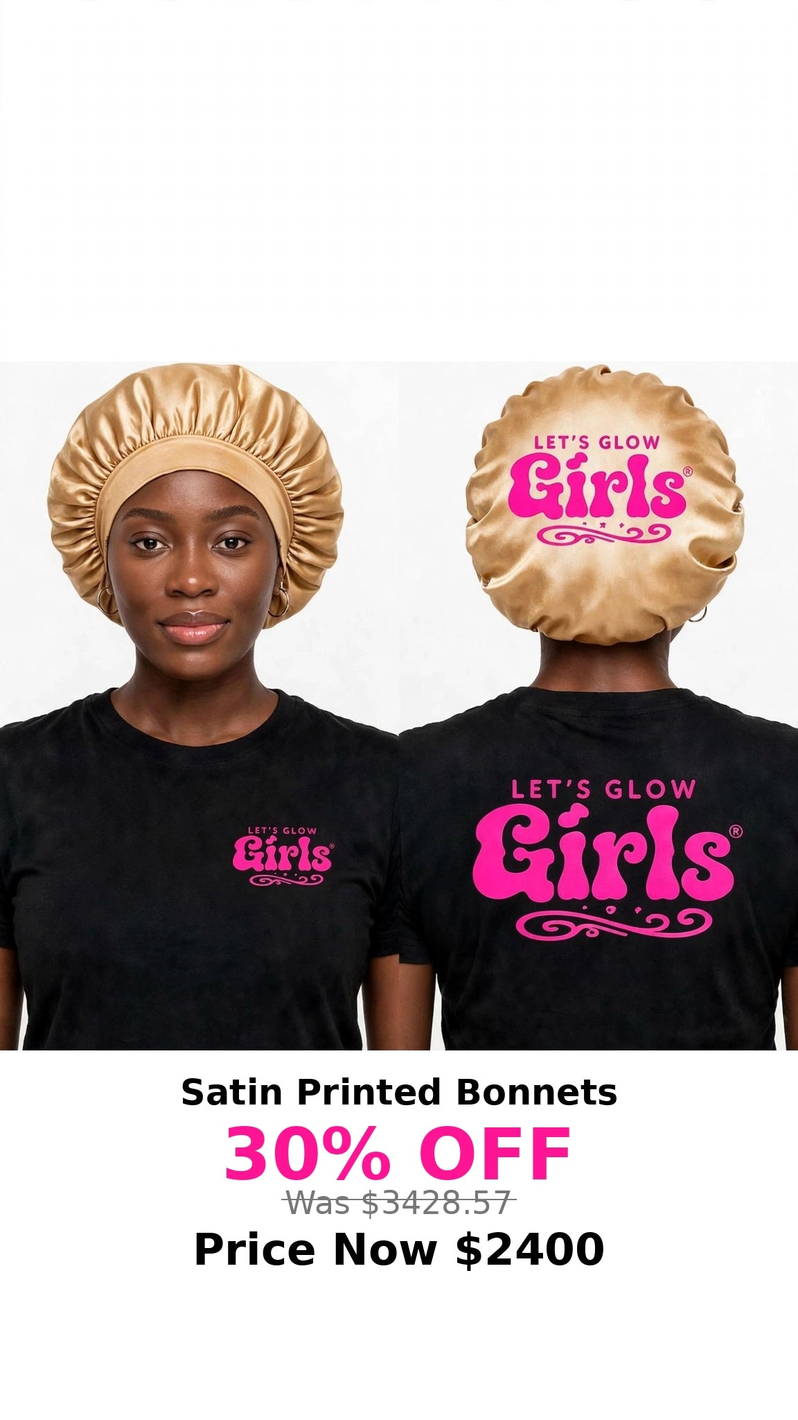 LGG Women's  Logo Printed Bonnets