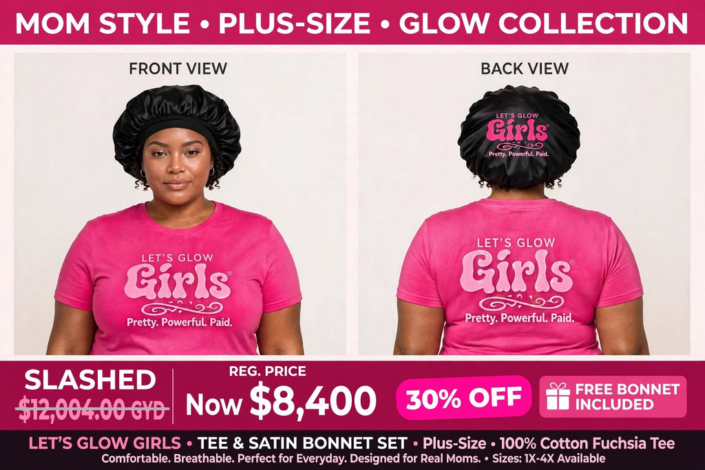LGG Women's Printed Tee & Bonnet Set