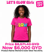 Glow Women's Printed Tshirts (full print)