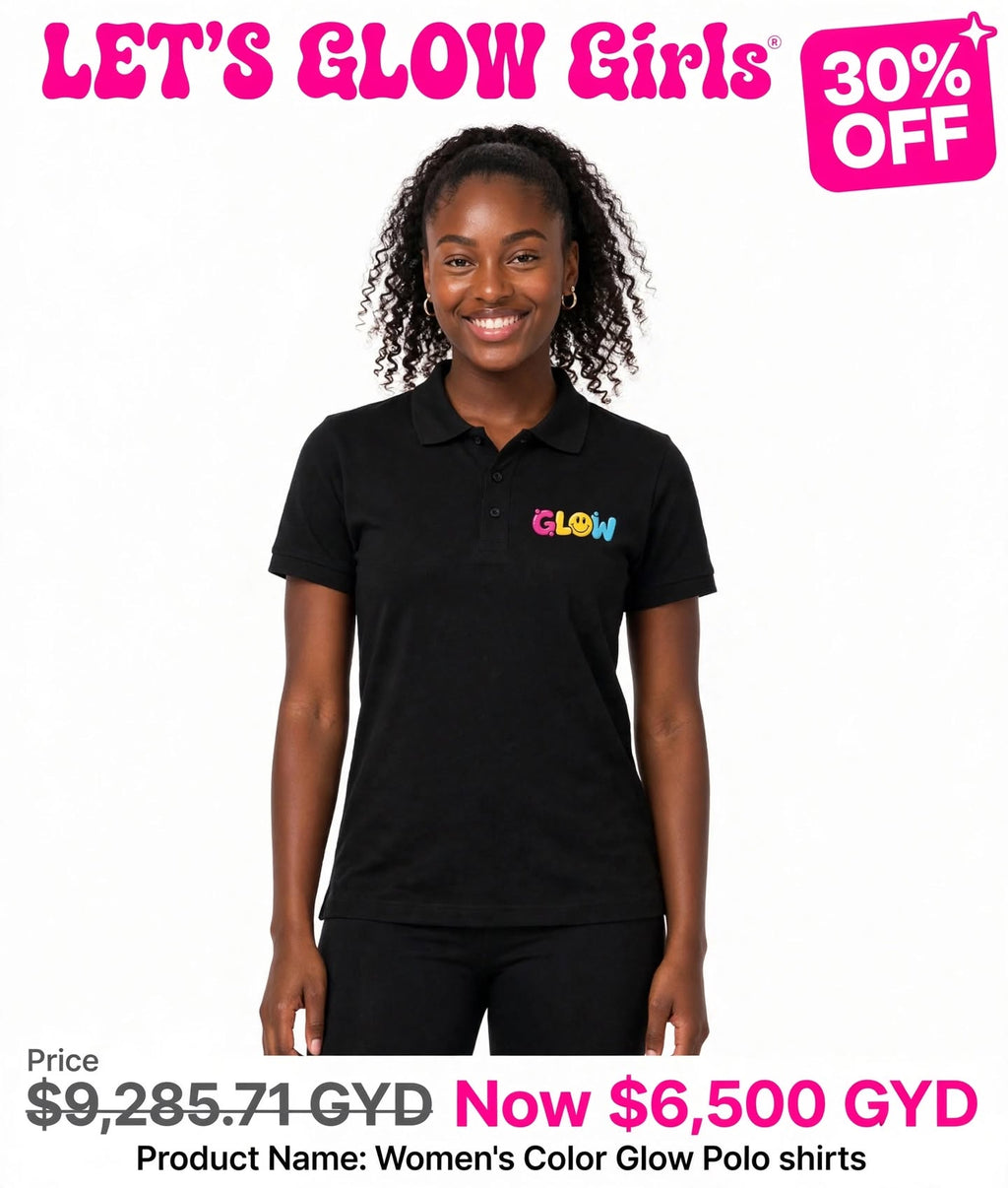 Glow Women's Polo Tshirts (Left chest)