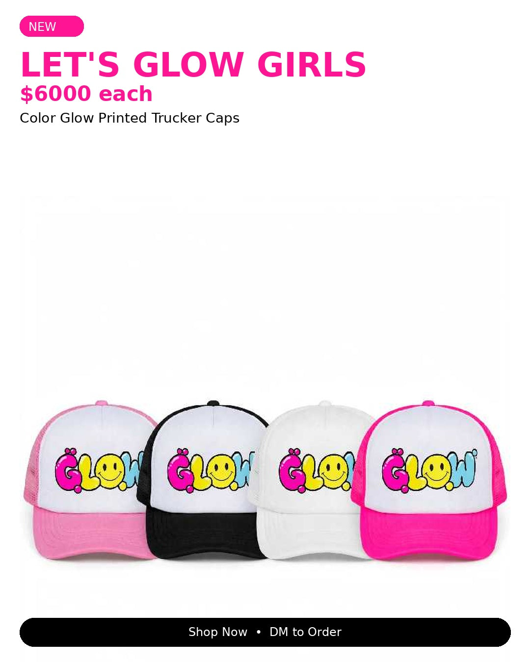 Glow Women's Trucker  Hats