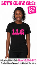 LGG Initials Women's  Printed Tshirts (full print)