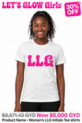 LGG Initials Women's  Printed Tshirts (full print)