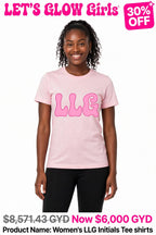 LGG Initials Women's  Printed Tshirts (full print).