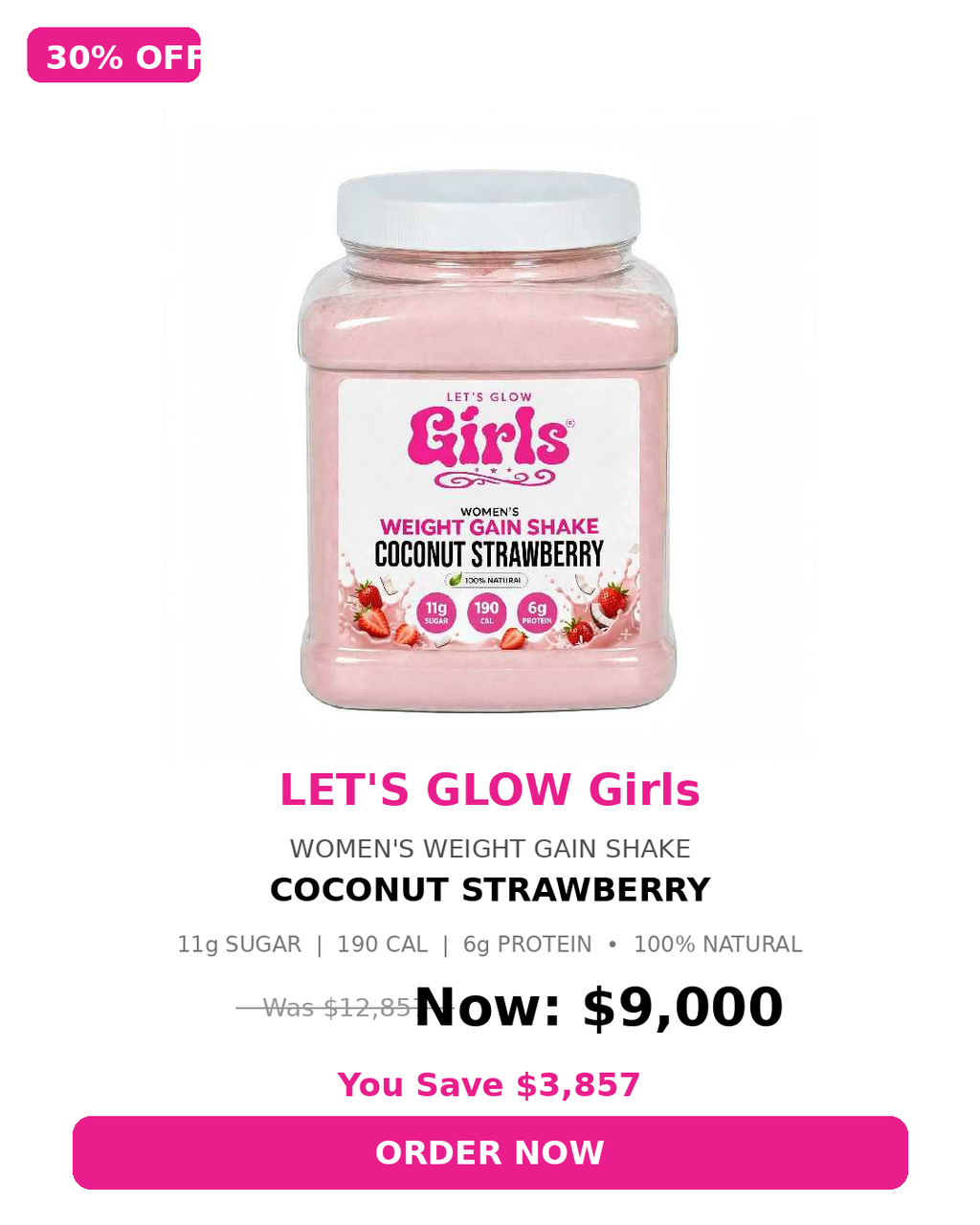 LGG Women's Weight Gain Protein Powder