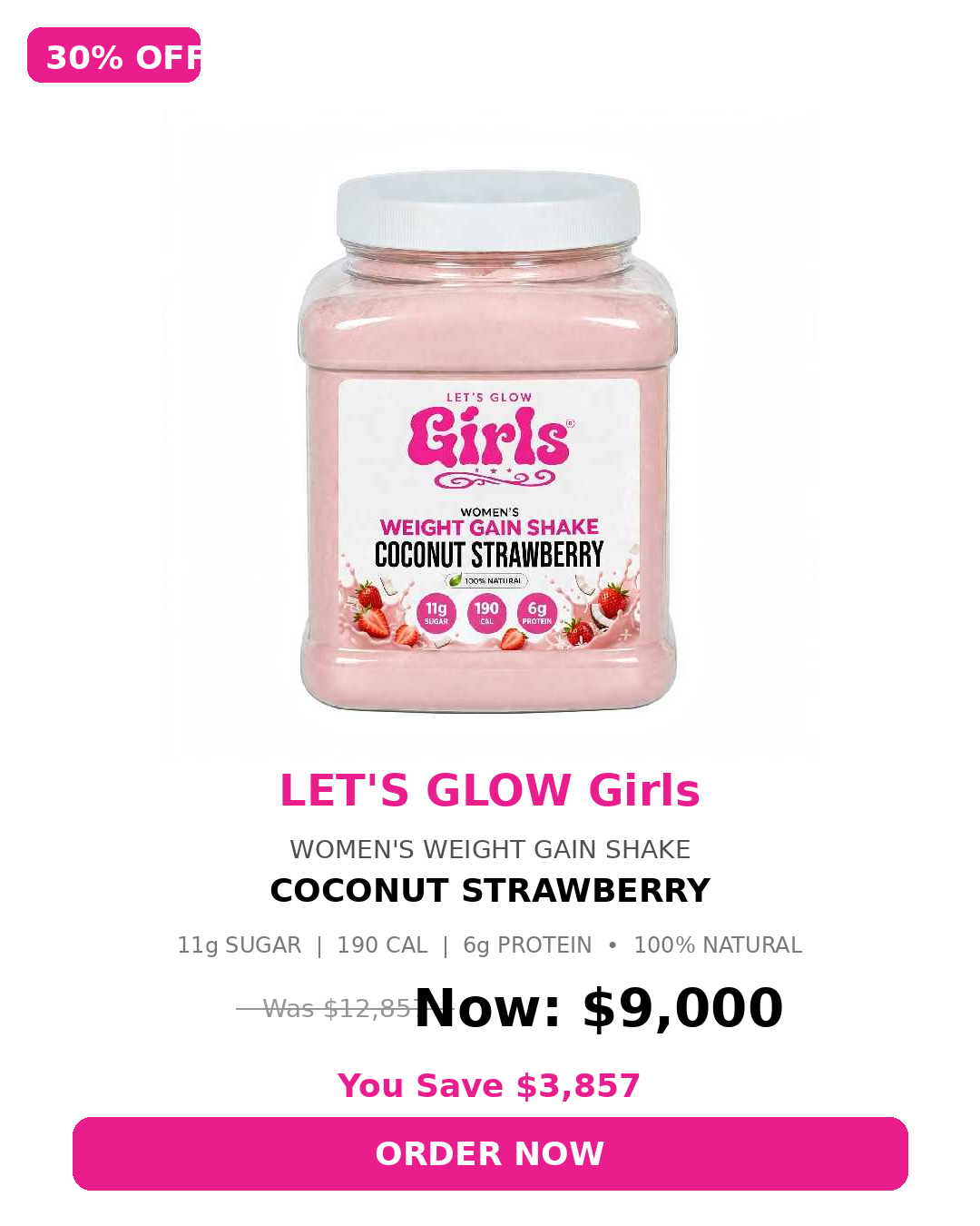 LGG Women's Weight Gain Protein Powder