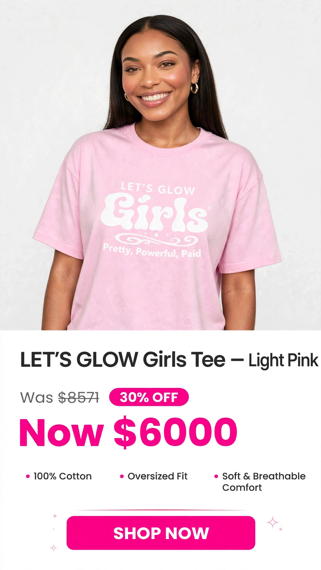 LGG Women's  White Printed Tshirts