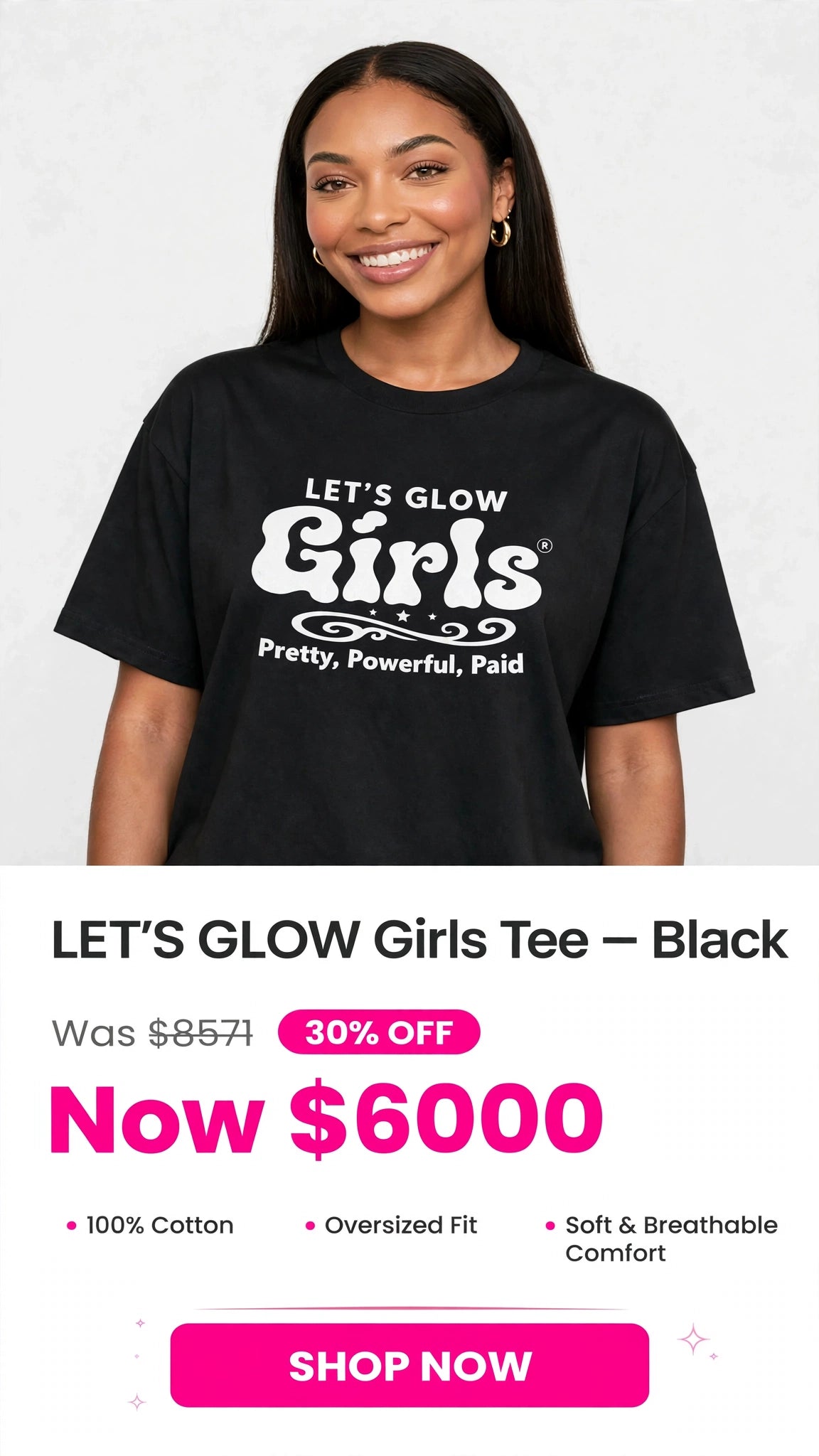 LGG Women's  White Printed Tshirts