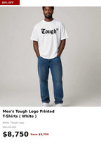 Tough Men's Small logo Printed Tshirt