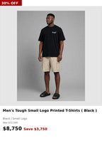Tough Men's mini logo Printed Tshirt