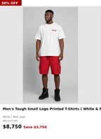Tough Men's mini logo Printed Tshirt