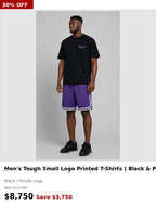 Tough Men's mini logo Printed Tshirt