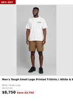 Tough Men's mini logo Printed Tshirt