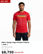 Tough Men's recurring logo printed Tshirt