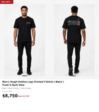 Tough Frint/back print logo Tshirt