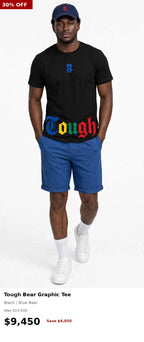 Tough multi color bottom print Tshirt