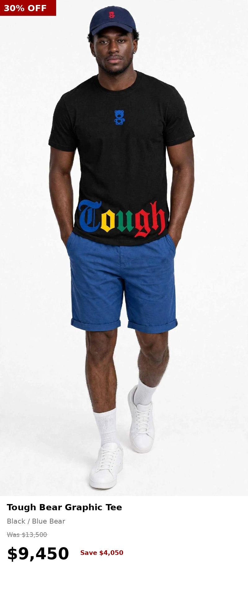 Tough multi color bottom print Tshirt