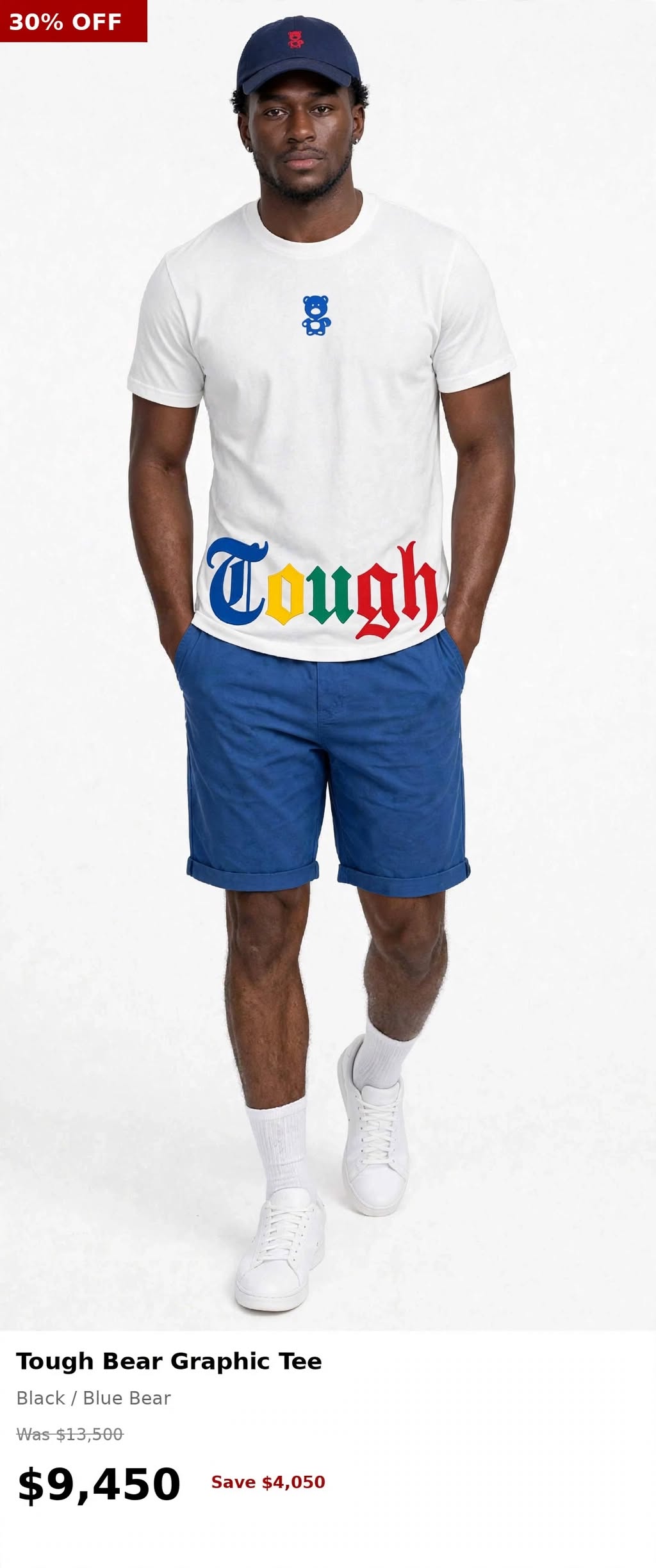 Tough multi color bottom print Tshirt