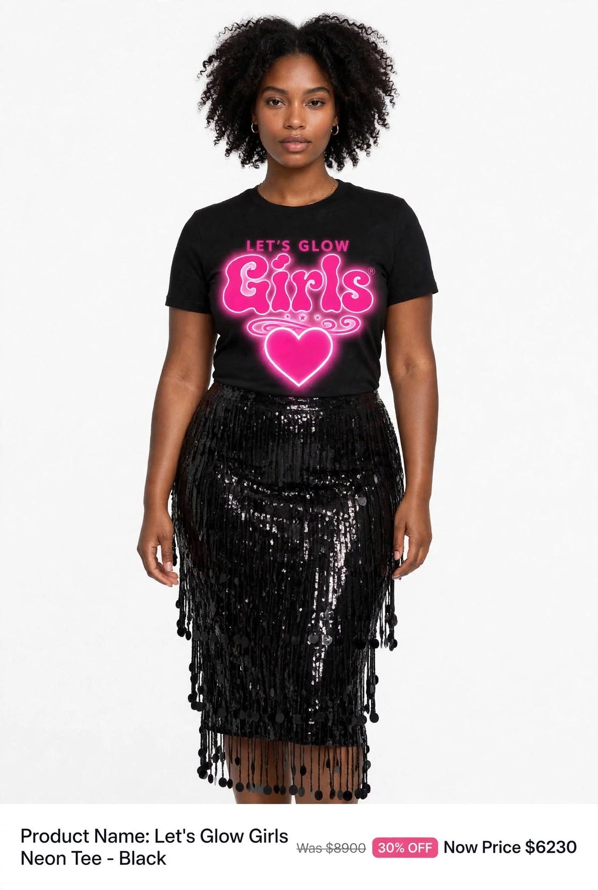LGG Women's pink neon printed Tshirts
