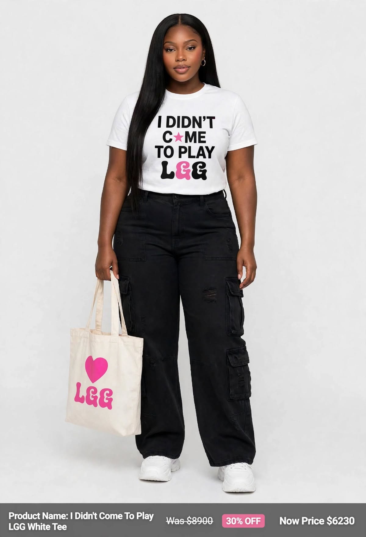 I didn't come to play lgg printed tee
