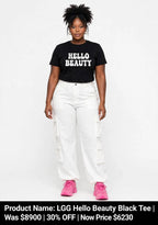Hello beauty printed tshirts
