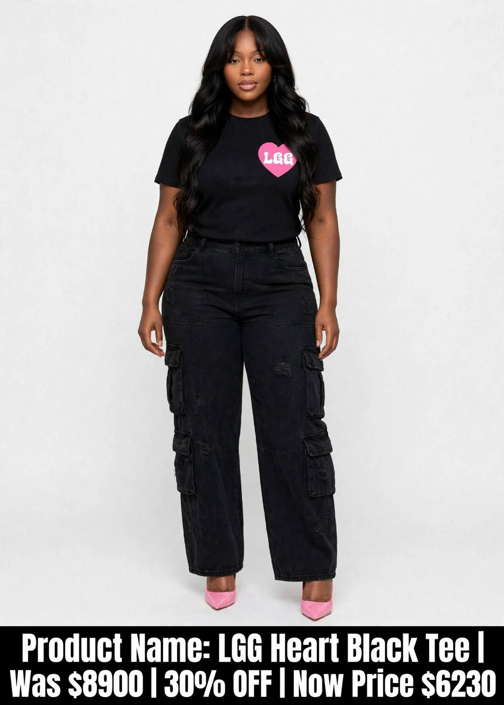 LGG Women's heart Tshirts