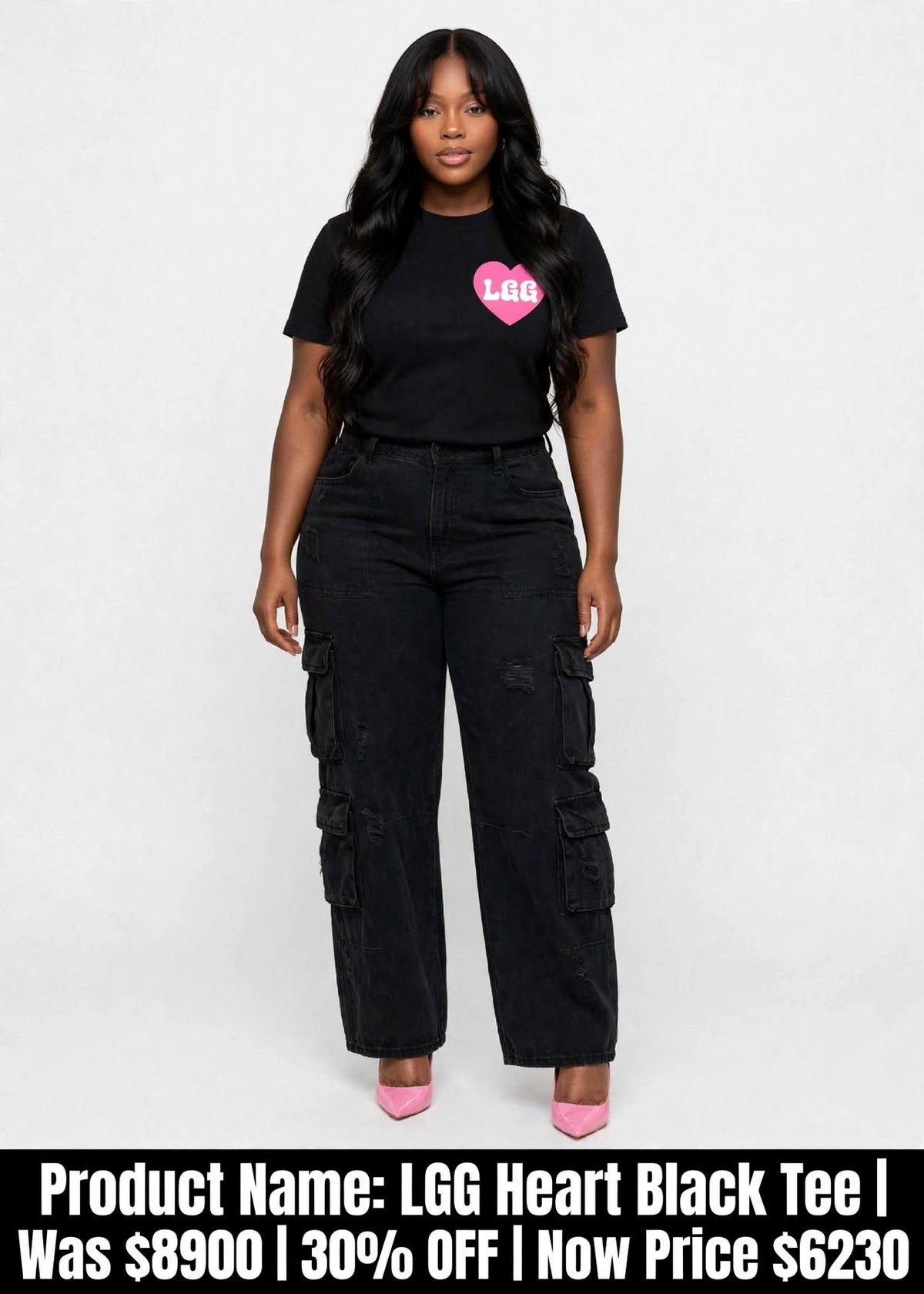 LGG Women's heart Tshirts