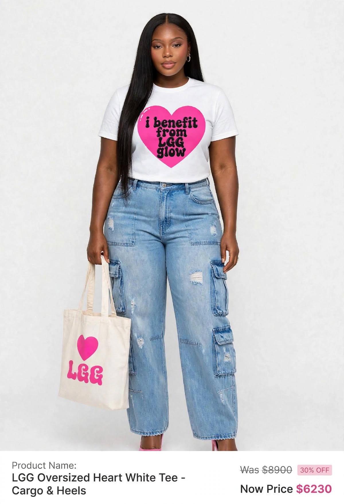 I benefit from lgg glow printed tshirt