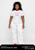 LGG Women's three heart  Tshirts