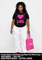 LGG Women's heart Tshirts