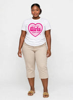 Lets Glow Girls logo Tshirts