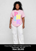 Pink printed tshirts