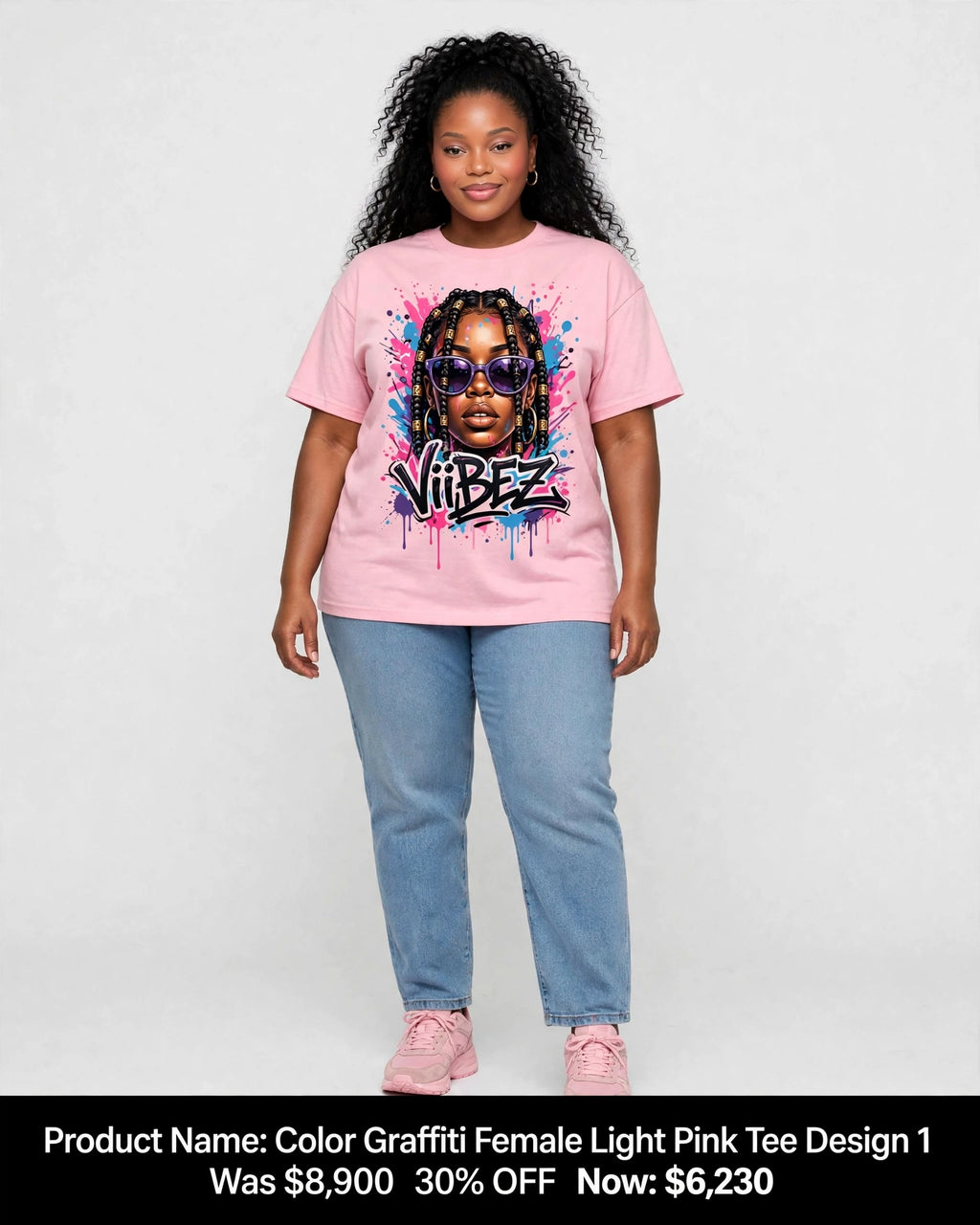 Black queens graphic tees