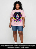 Black queens graphic tees