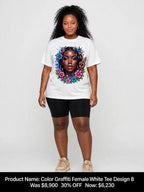 Black queens graphic tees