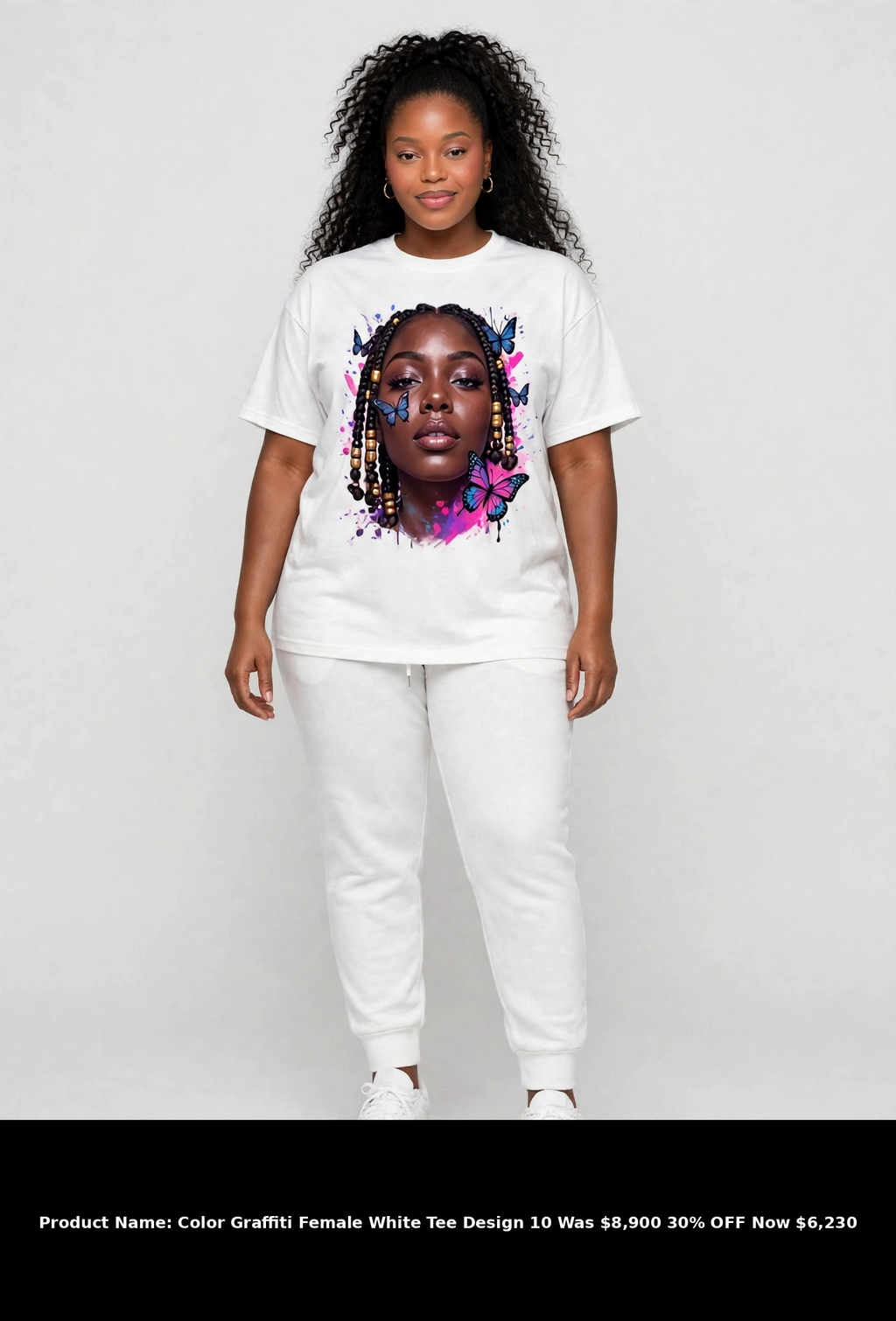 Black queens graphic tees