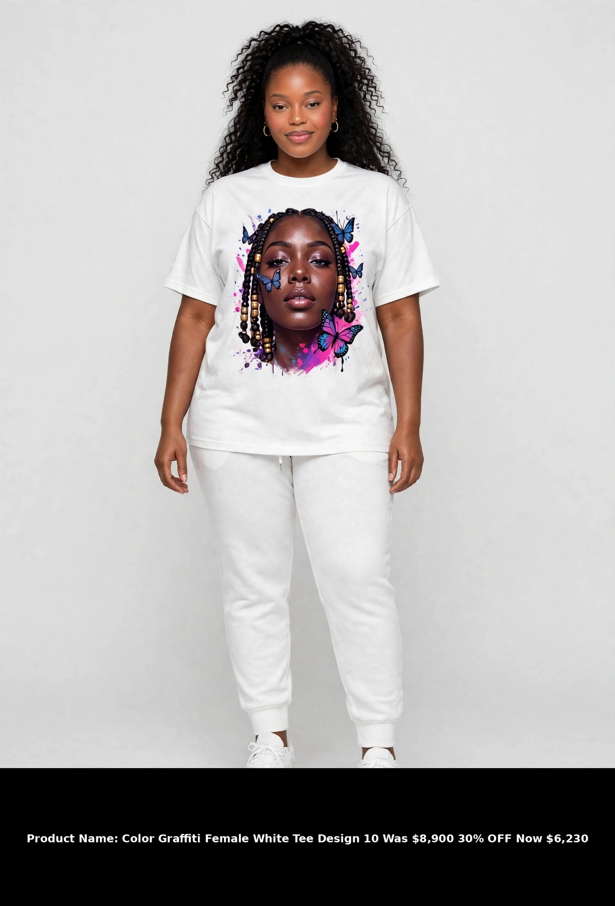 Black queens graphic tees