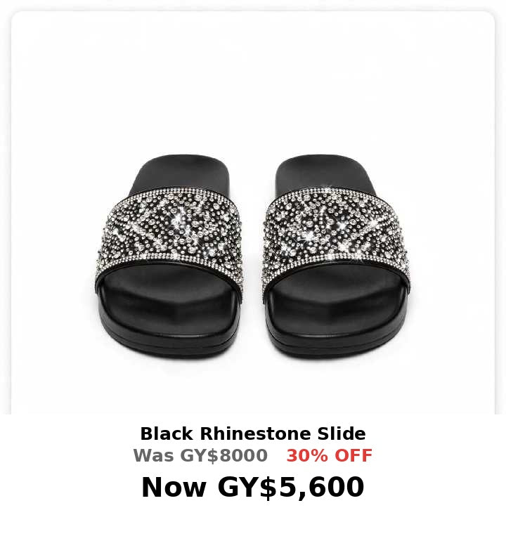 Black Rhinestones womens sandal