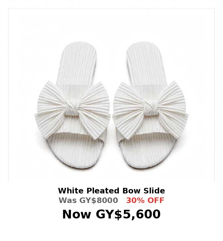 White big  bow square toe womens sandal